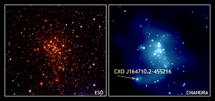 Neutron Star Discovered Where a Black Hole Was Expected