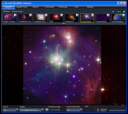 The Coronet Cluster in the WWT