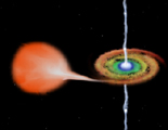 low mass X-ray binary illustration