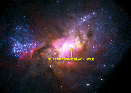 Supermassive Black Holes In Space. supermassive black holes