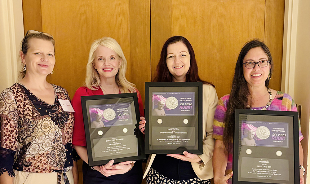 the CfA, in partnership with the Smithsonian American Women’s History Museum (SAWHM) and the United States Mint, hosted Historic Change: Celebrating the Life and Legacy of Dr. Vera Rubin