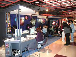 Chandra exhibit booth