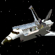 Shuttle Release of Spacecraft