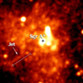 Labeled image of Sagittarius A* Jet