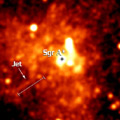 Labeled image of Sagittarius A* Jet