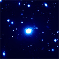 Optical Perseus Image Dissolving into X-ray Image
