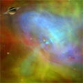 Animation of Titan's Transit of the Crab Nebula