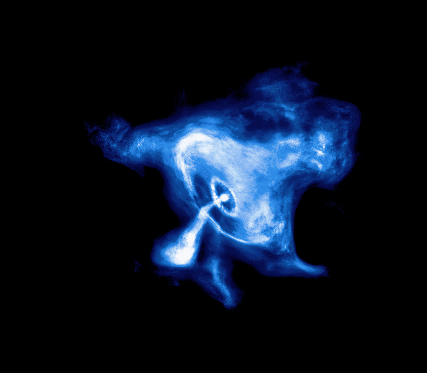 X-ray image of Crab Nebula