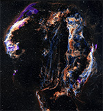 astronomical image of Cygnus Loop