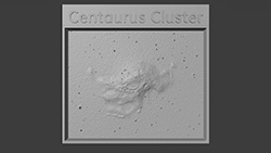 Image of a 3D Centaurus Galaxy Cluster