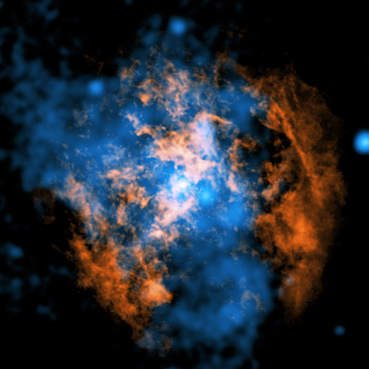 A composite image of Sagittarius A* and the surrounding region.